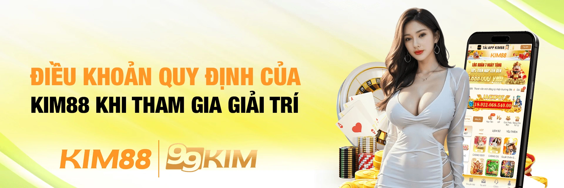 Hình giới thiệu Kim88 về ứng dụng và nội dung di động